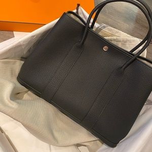 HERMES PARTY GARDEN 36 Black